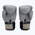 RAJA BOXING Единична стандартна естествена кожа сиви боксови ръкавици 3