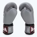 RAJA BOXING Единична стандартна естествена кожа сиви боксови ръкавици 4