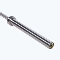 Олимпийски лост за щанги HMS GO900 + скоби ZG1500 Silver Lock Jaw X2 Premium 3