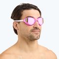 Очила за плуване BuddySwim OzeanX Mirror pink/white/iridium 4