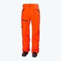 Мъжки скиорски панталони Helly Hansen Sogn Cargo neon orange 5