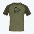 Мъжка тениска за трекинг NORRONA Femund PureUll loden green 5