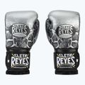 Боксови ръкавици Cleto Reyes Velcro Sparring silver/black 2