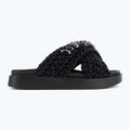 Дамски чехли INUIKII Woven Stones black 2