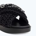 Дамски чехли INUIKII Woven Stones black 7