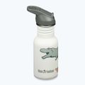 Klean Kanteen Flip Seal Sport Cap Straw 355 ml детска бутилка за пътуване с дино скейт