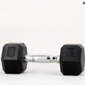 Гумиран дъмбел TREXO Hex HXD50 5 kg 11