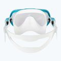 Дамска маска за гмуркане Cressi Honey 420 UV white/aquamarine/blue/orange 4