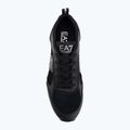Обувки EA7 Emporio Armani Black & White Suede triple black micropunch 5