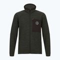 Мъжки суитшърт от полар CMP 35H3907 Melange Knitted forest melange/nero/ferrari