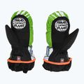 Детски скиорски ръкавици Level Animal lime 3