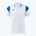 Мъжка тениска/фланелка за тенис Joma Terra Polo white/royal