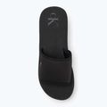 Calvin Klein дамски джапанки YW0YW01725 Beach Wedge Slide Canvas triple black 5