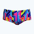 Детски боксерки за плуване Funky Trunks Sidewinder Trunks fault lines