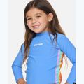 Детска тениска за плуване Rip Curl Sunshine Revival Rashie cornflower blue 9