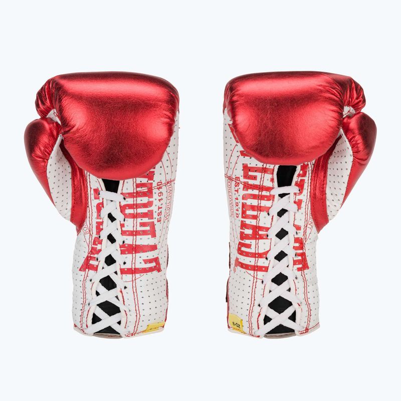 Боксови ръкавици Everlast Fight Leather red 3
