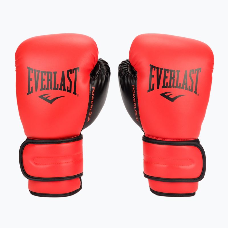 Мъжки боксови ръкавици EVERLAST Powerlock Pu red EV2200 2