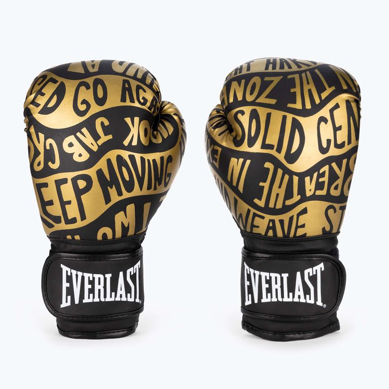 Everlast Spark черни/златни боксови ръкавици EV2150 BLK/GLD 2
