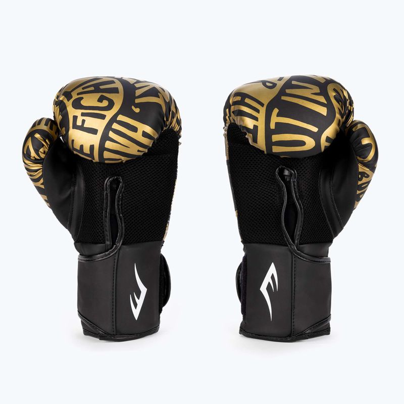 Everlast Spark черни/златни боксови ръкавици EV2150 BLK/GLD 3