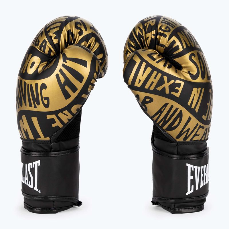 Everlast Spark черни/златни боксови ръкавици EV2150 BLK/GLD 4