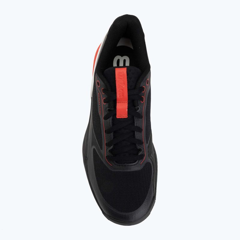 Мъжки тенис обувки Wilson Rush Pro 5 black/infrared/white 5