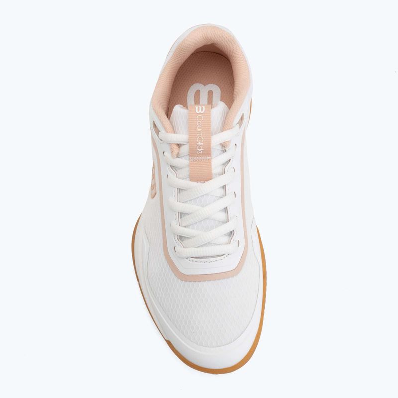 Дамски тенис обувки Wilson Courtglide white/cameo rose/gum 5