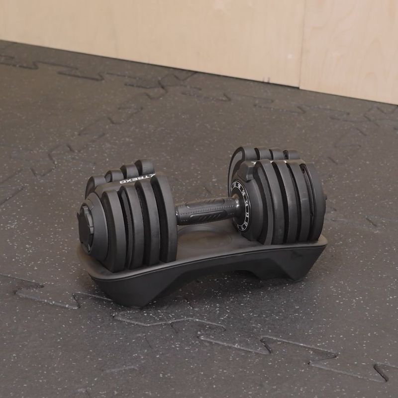 Регулируем дъмбел на TREXO TXO-B4W003 18 кг черен 13