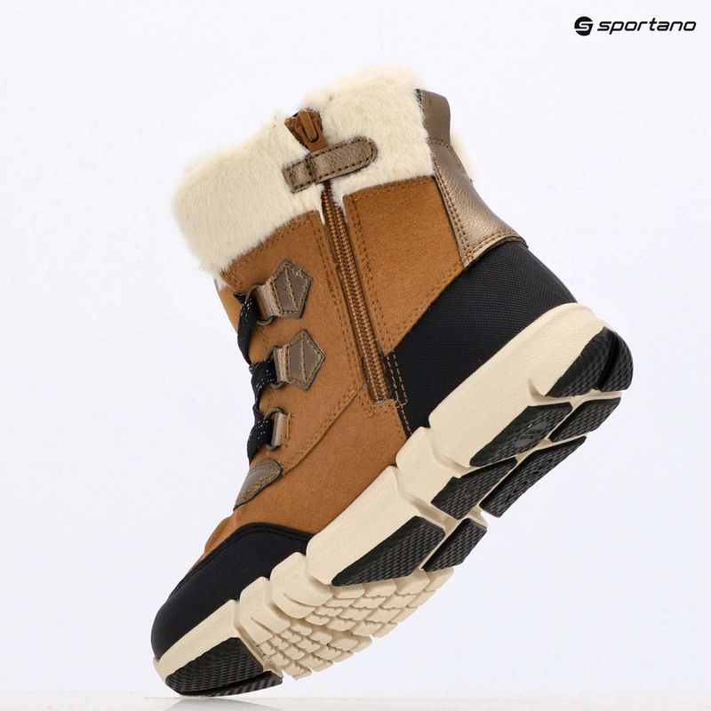 Детски ботуши за сняг Geox Flexyper ABX whisky / black 9