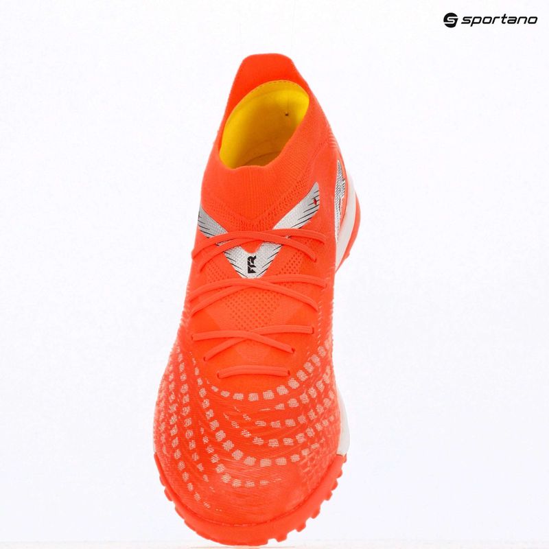 Футболни обувки PUMA Future 9 Match TT glowing red/puma white/puma black/puma silver 9