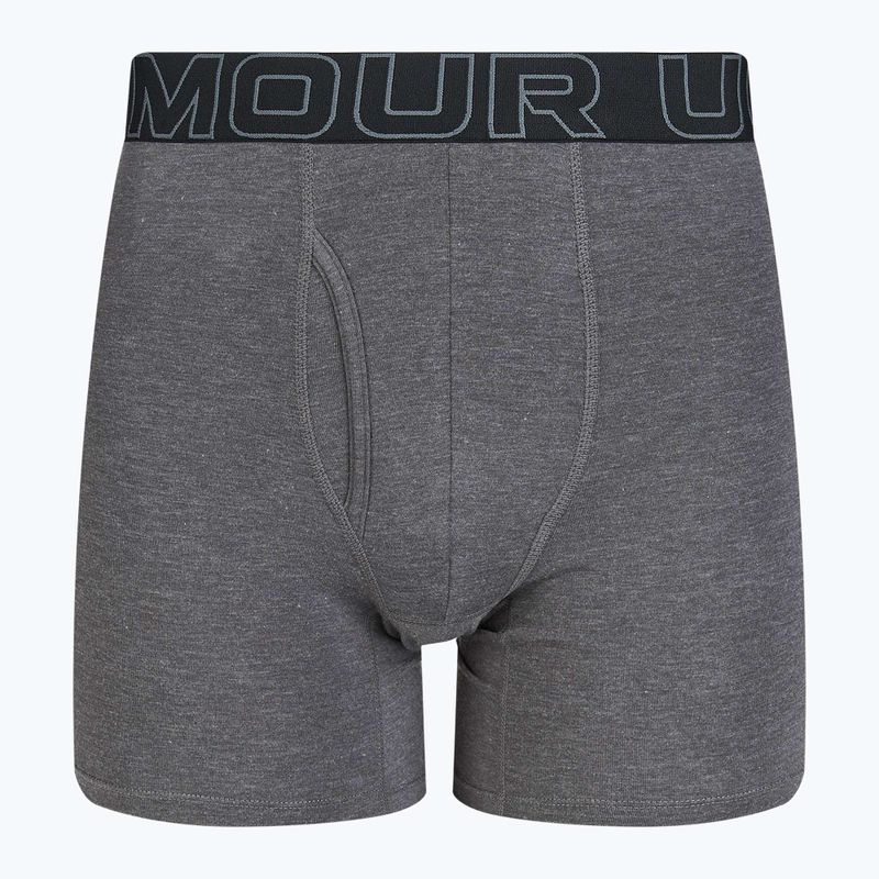 Мъжки слипове Under Armour Perf Cotton 6" 3 бр. carbon black/galaxy black 2