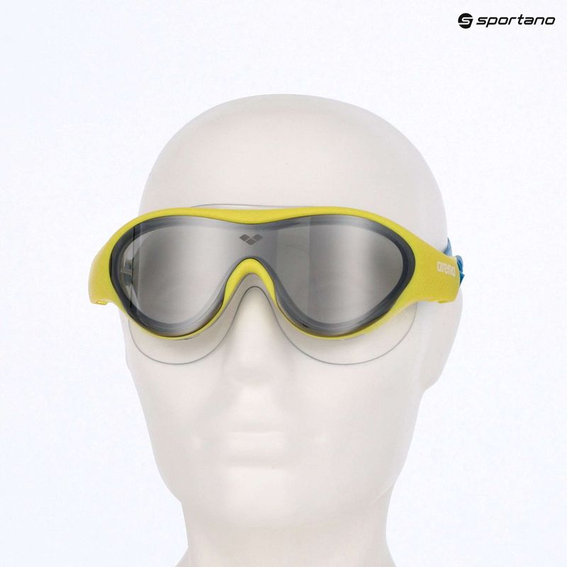 Детски очила за плуване Arena The One Mirror Jr soft green/blue cosmo 9