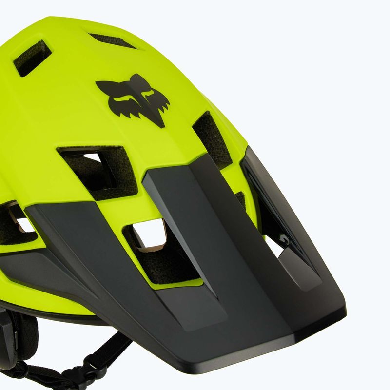Fox Racing Dropframe велосипедна каска флуоресцентно жълто 7