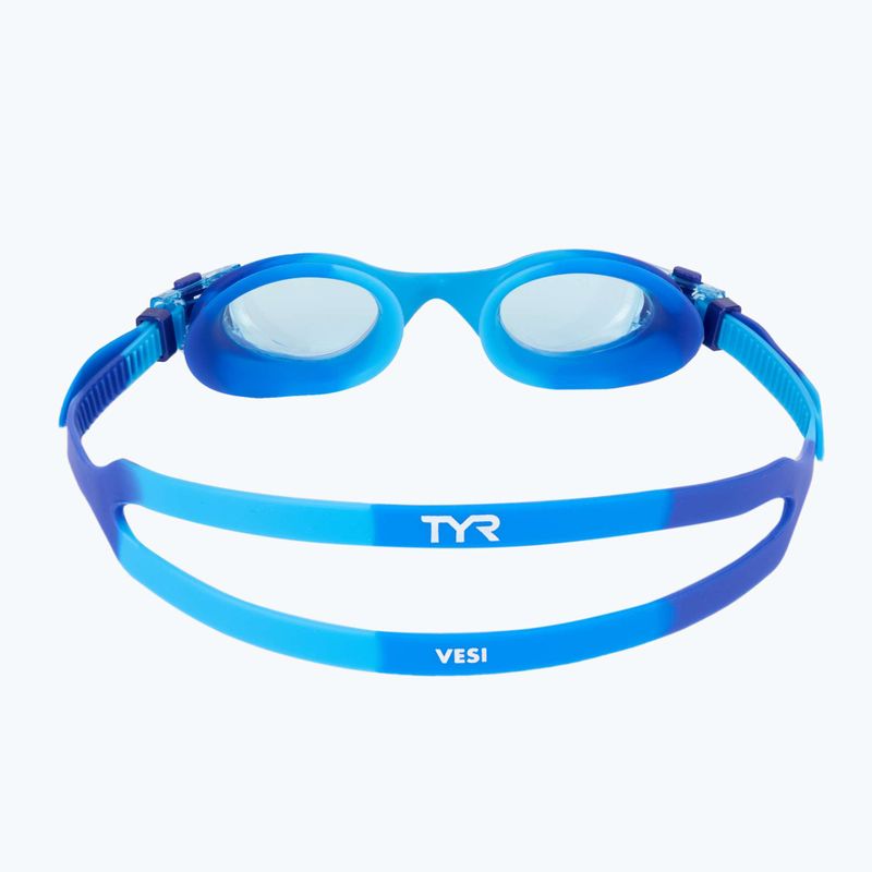Детски очила за плуване TYR Vesi Tie Dye blue 4