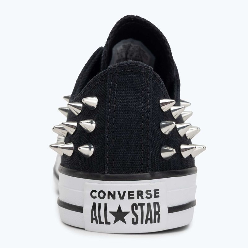 Детски маратонки Chuck Taylor All Star Studded черни/силиконови/бели 6