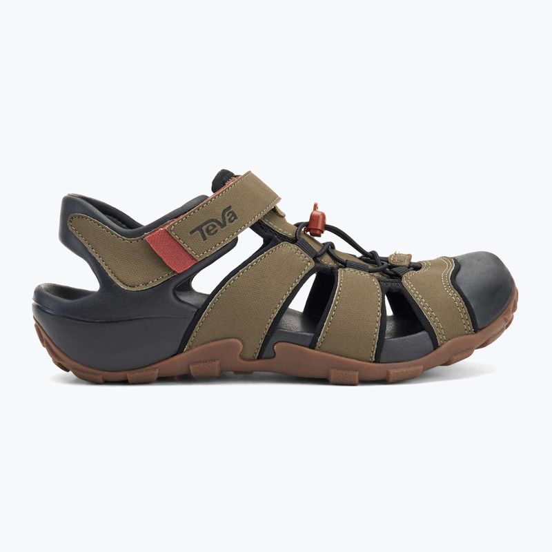Мъжки сандали Teva Flintwood dark olive 2