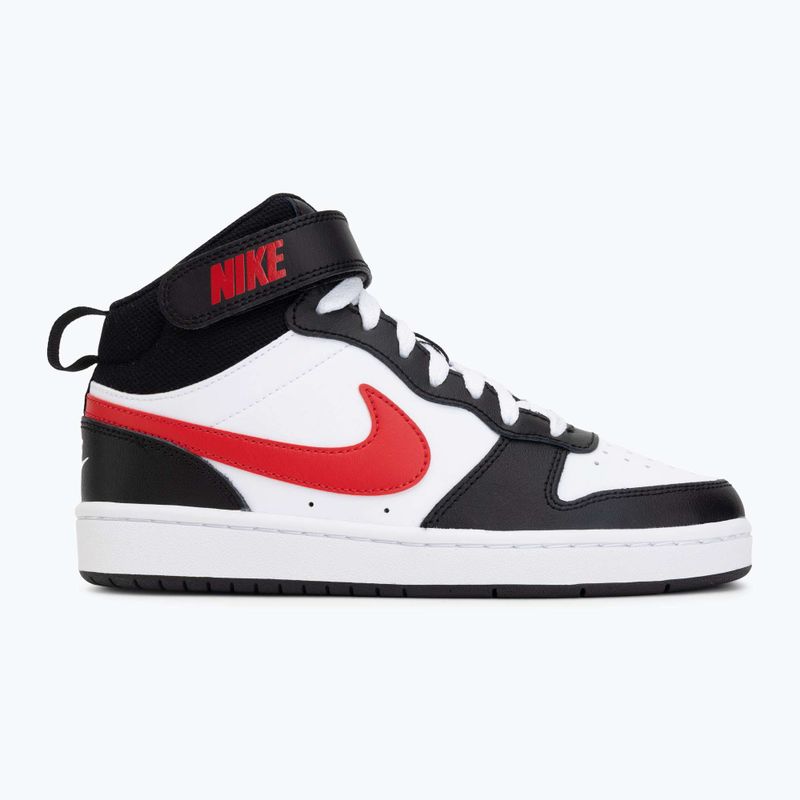 Обувки Nike Court Borough Mid 2 white/white/black/university red 2
