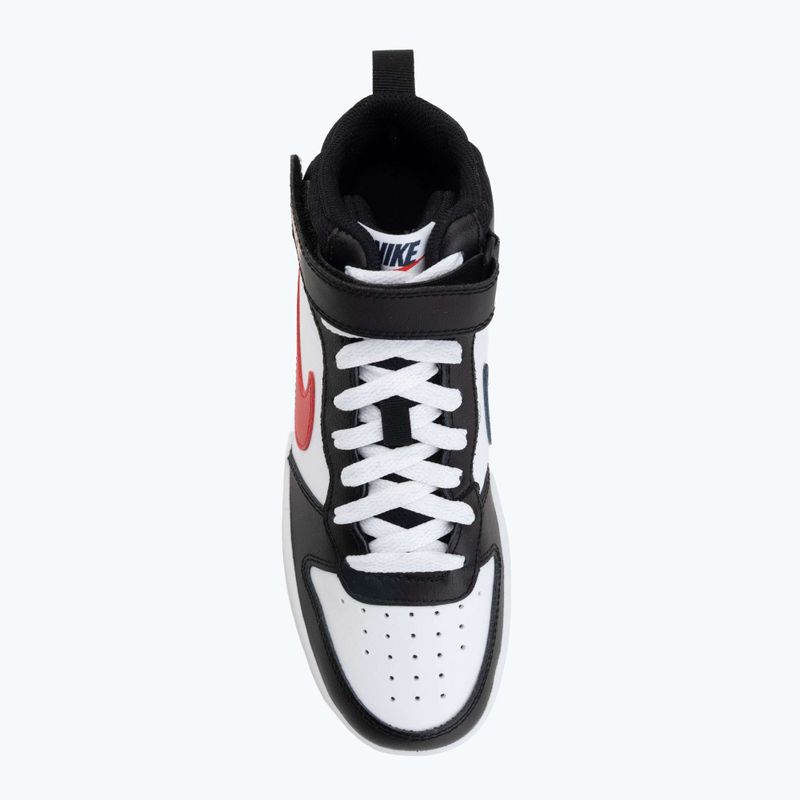 Обувки Nike Court Borough Mid 2 white/white/black/university red 5