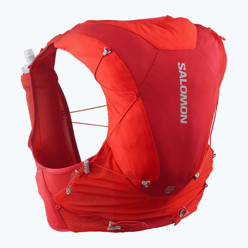 Жилетка за бягане Salomon ADV SKIN 12 Set flame scarlet/haude red 2