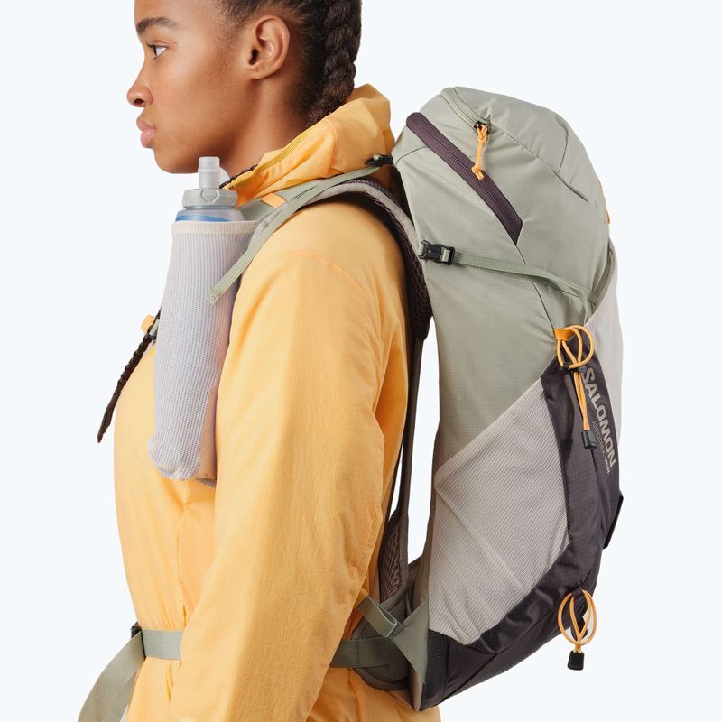 Salomon Aerotrek 18 l дамска туристическа раница M-L seagrass/silver cloud/nine iron 5