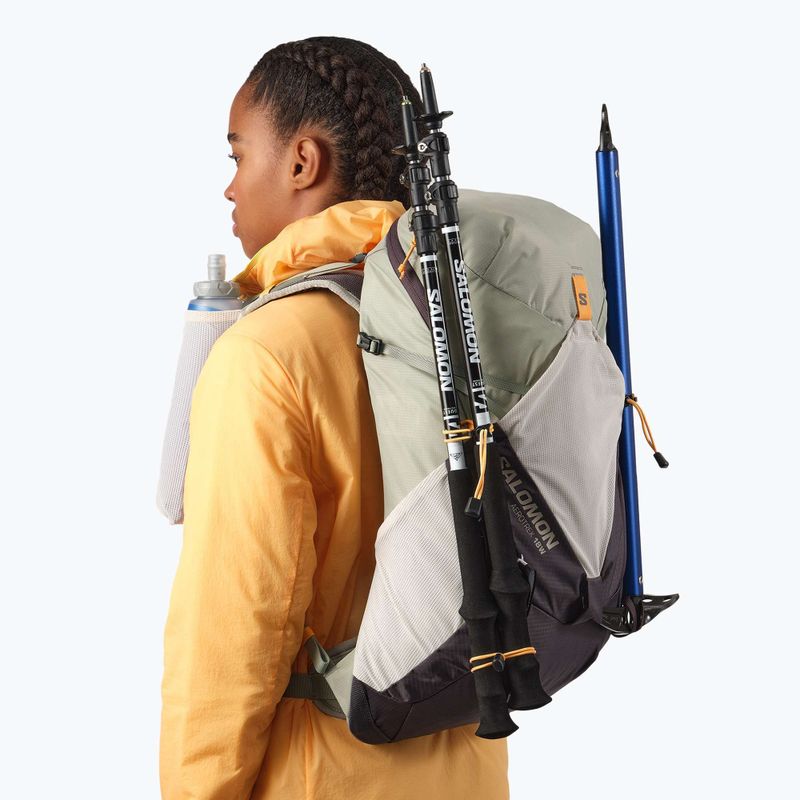 Salomon Aerotrek 18 l дамска туристическа раница M-L seagrass/silver cloud/nine iron 7