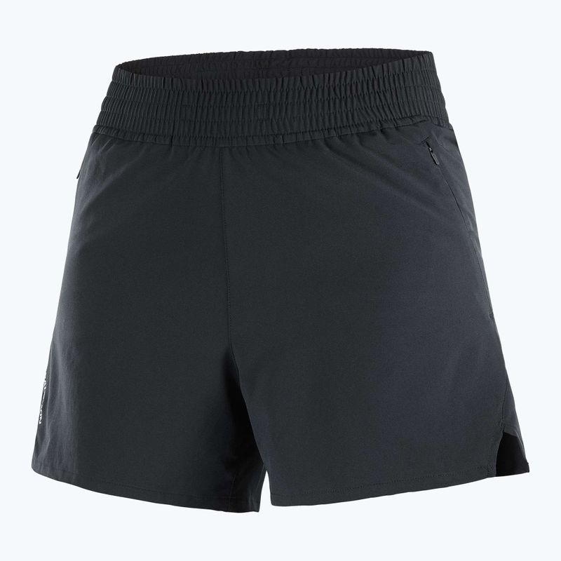 Salomon SHAKEout Core 4" дамски къси панталони за бягане тъмно черно 6