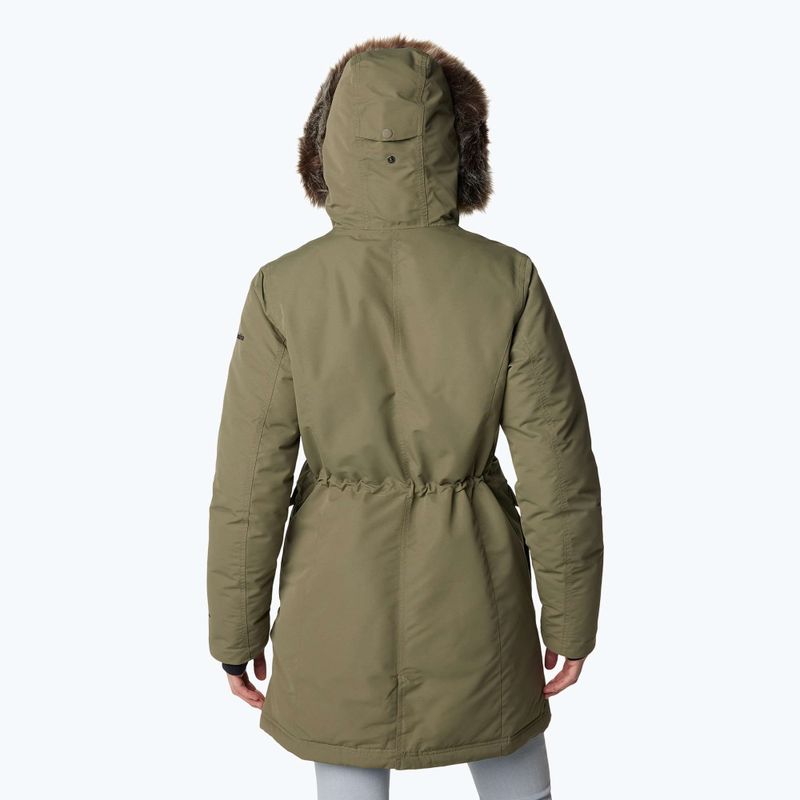 Дамско подплатено дълго яке Columbia Little Si II Ins Parka stone green 2