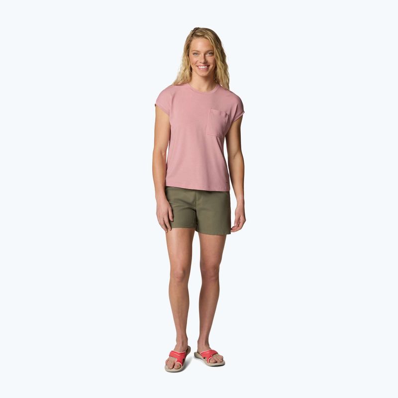 Дамски къси панталони за трекинг Columbia Leslie Falls Short II stone green 2