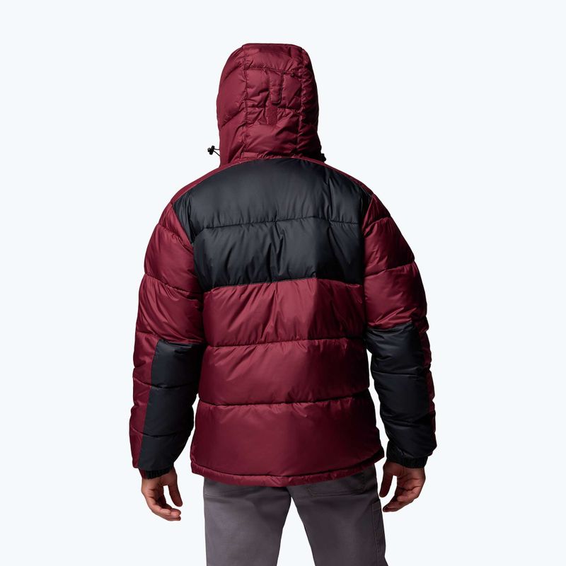 Мъжко подплатено яке Columbia Pike Lake II Hooded rich wine/black 3