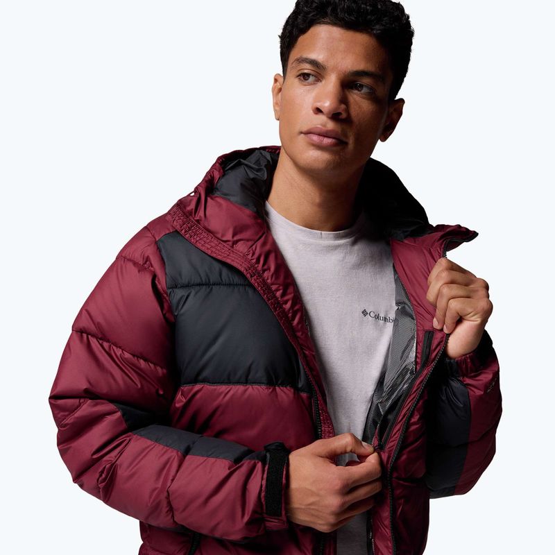 Мъжко подплатено яке Columbia Pike Lake II Hooded rich wine/black 8