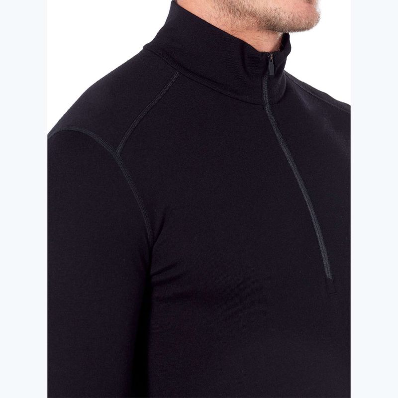 Мъжки термоактивен суитшърт Icebreaker 260 Tech LS Half Zip black 5