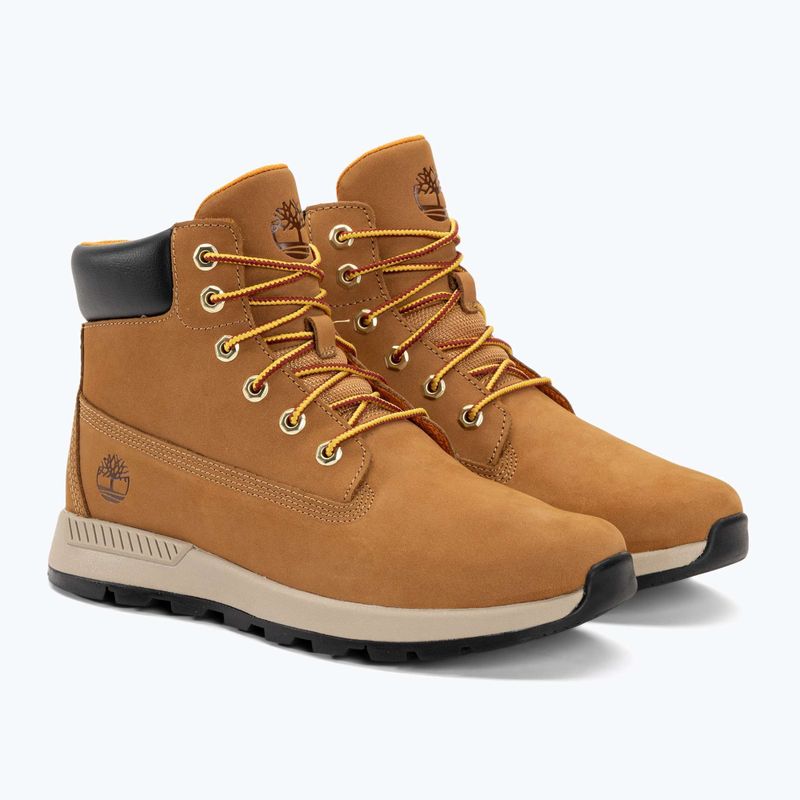 Timberland Killington Trekker 6 инча пшеничен набук детски ботуши за трекинг 4