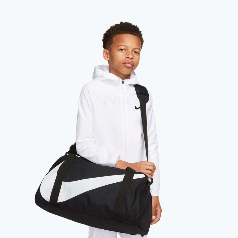 Детска спортна чанта Nike Gym Club 25 l black/black/white 10