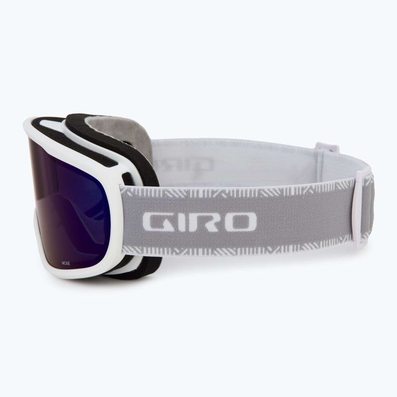 Дамски предпазни скиорски очила Giro Moxie white & grey chute/ amber pink/ yellow 5