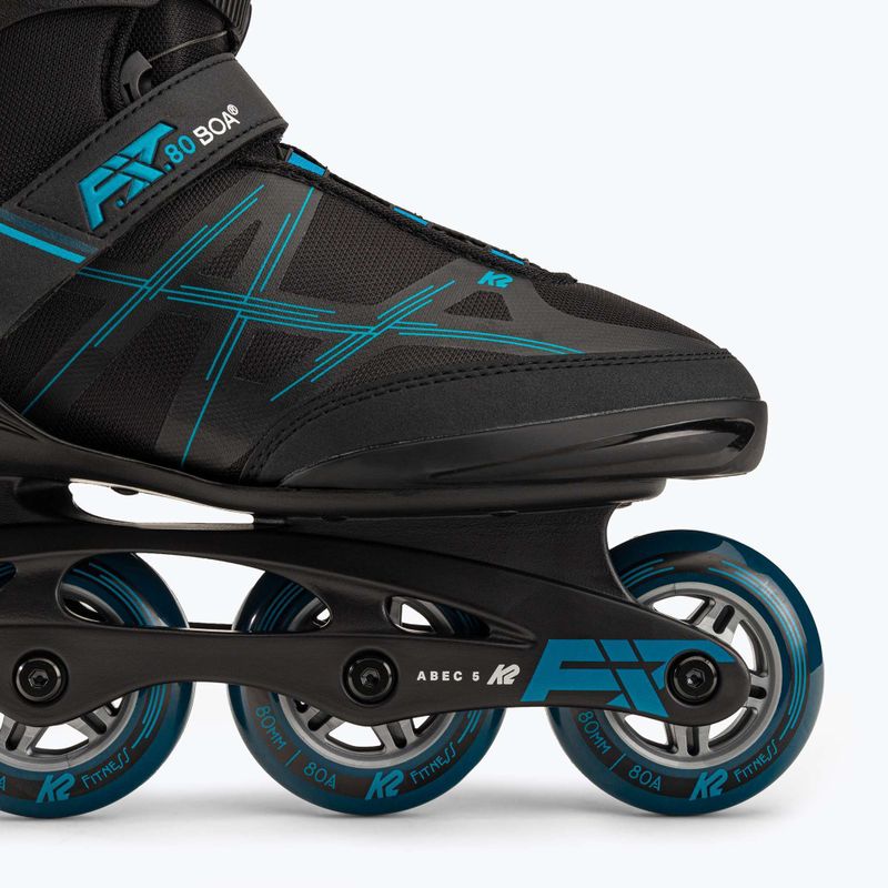 Мъжки ролкови кънки K2 F.I.T. 80 Pro black/blue 6